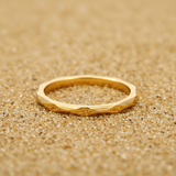 Anneau Or Jaune sur Sable