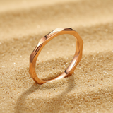 Anneau Or Rose sur Sable