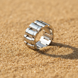 Bague Maillons Argent sur Sable
