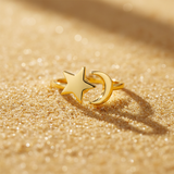 Bague Étoile Lune sur Sable