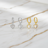 Auréa Shell — Boucles Cœur Nacre Minimalistes