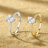 Duo Bagues Poire sur Sable