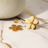 Auréa Steel — Boucles d’Oreilles Acier Inoxydable Minimalistes