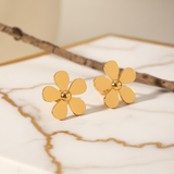 Auréa Steel — Boucles d’Oreilles Acier Inoxydable Minimalistes