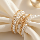 Set bracelets perles - macro détails