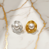 Imperial Radiance - Gold Reflection Earrings