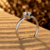 Bague Bezel Debout