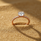 Bague Or Rose Debout
