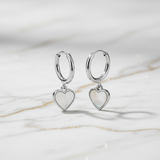 Auréa Shell — Boucles Cœur Nacre Minimalistes