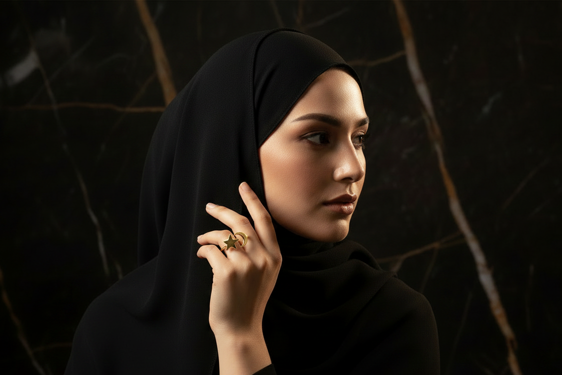 Hero Banner - Profil Hijab & Bague