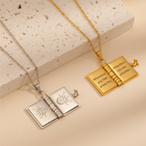 Collier livre 3 styles - travertin